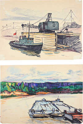 Алексеев Михаил Юрьевич. Лот из двух работ 1970-х гг.: 